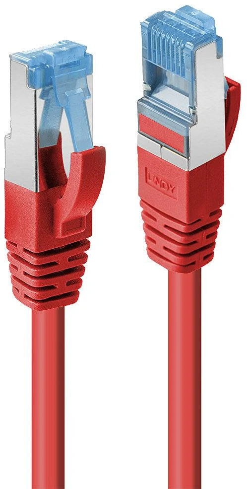 Tinklo Kabelis - LINDY Cat.6A S/FTP LSZH Tinklo Kabelis, RJ45, M/M, 500MHz, 1 m, Raudonas