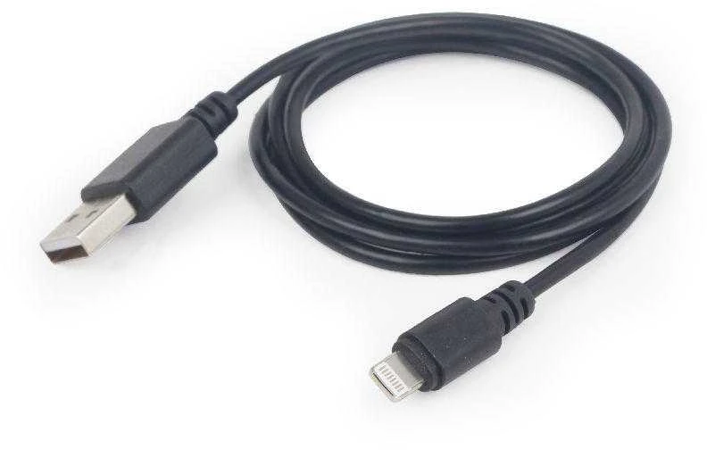 GEMBIRD CC-USB2-AMLM-2M Gembird USB duomenų sinchronizavimo ir įkrovimo 8 kontaktų kabelis, 2m, juodas