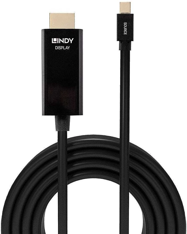 Adapteris - LINDY Mini Ekranas Port į HDMI 4K30Hz Adapteris 1 m
