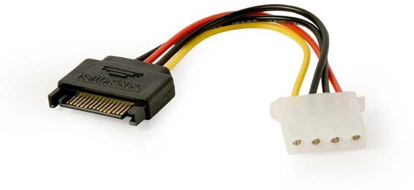 GEMBIRD CC-SATA-PS-M SATA kištukas į Molex kištuką, 15 cm
