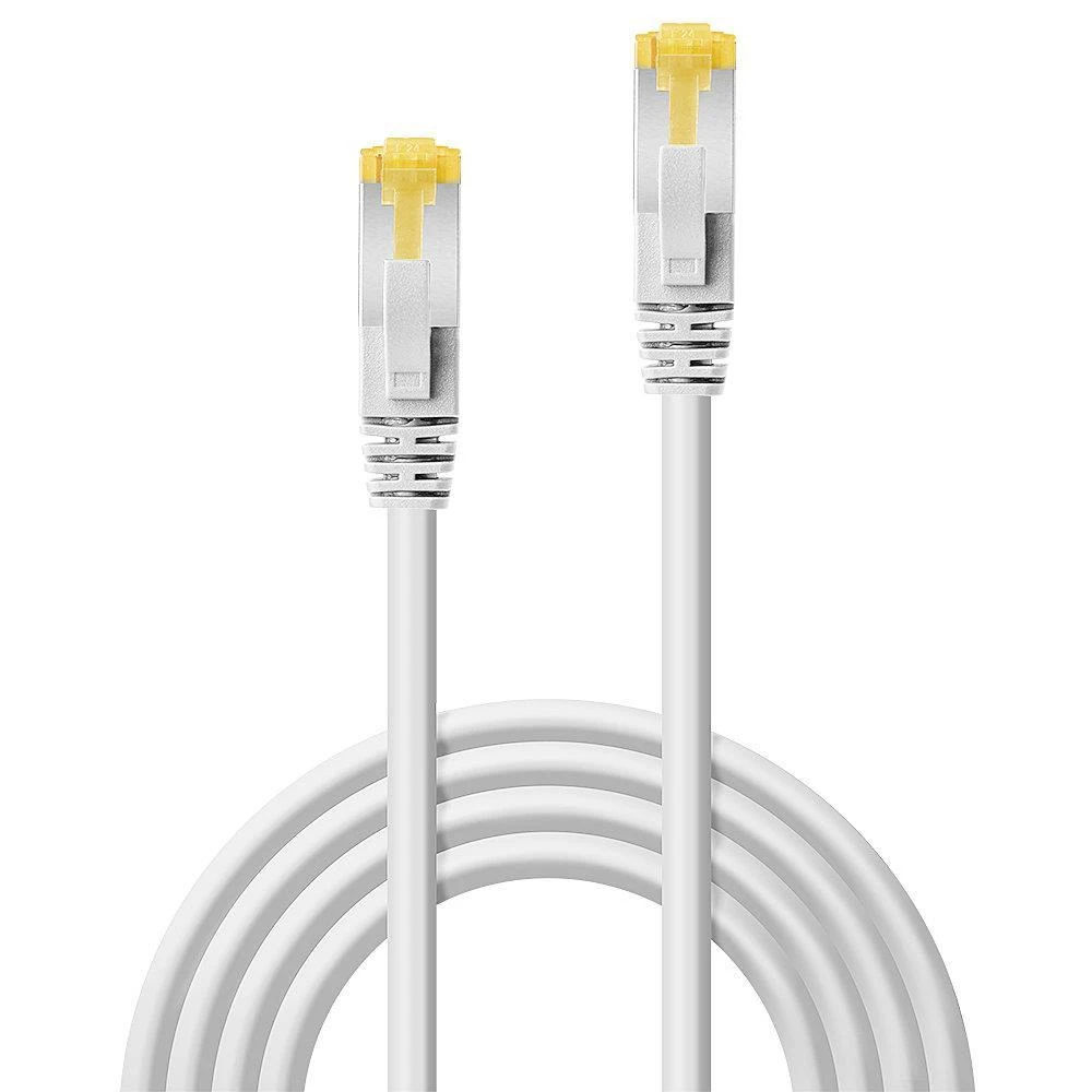 Tinklo Kabelis - LINDY RJ45 S/FTP LSZH Tinklo Kabelis, Cat.6A Kištukas, Cat.7 Neapdirbtas Kabelis, 0.3 m, Baltas