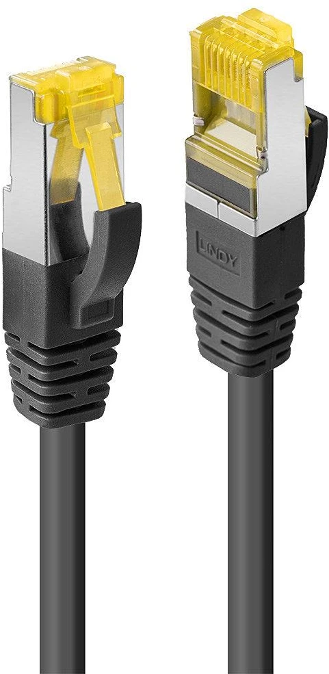 Tinklo Kabelis - LINDY S/FTP LSZH Tinklo Kabelis, Cat.6A Jungtis, Cat.7 Raw, RJ45, M/M, 3 m, Juodas