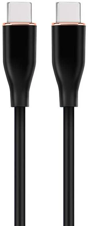 Gembird Cablexpert | Aukščiausios kokybės silicio C tipo maitinimo (PD) įkrovimo ir duomenų kabelis, 1,5 m | CC-USB2S-CMCM-1.5M-BK