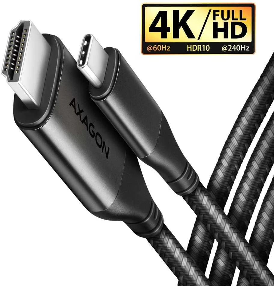 AXAGON | Aktyvus keitiklis | USB-C į HDMI | 1,8 m