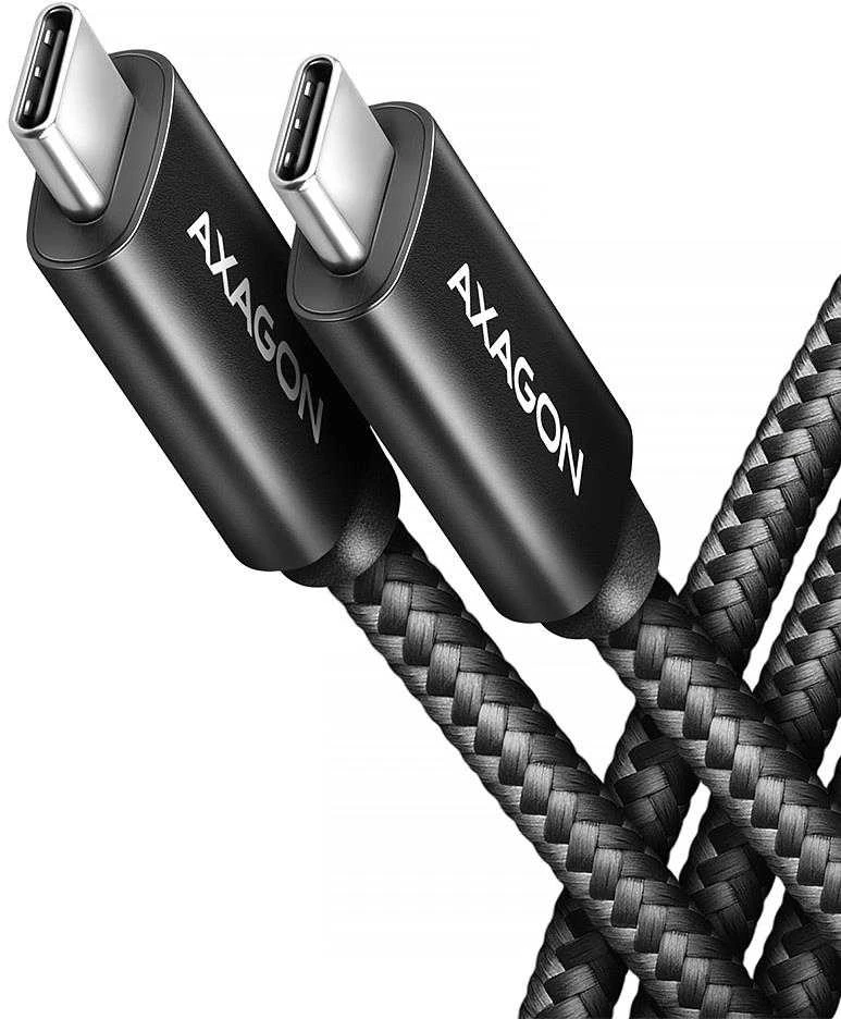 AXAGON | Duomenų ir įkrovimo USB4 Gen 3x2 laidas, 1 m | BUCM3-CM15AB | USB C tipo - USB C tipo