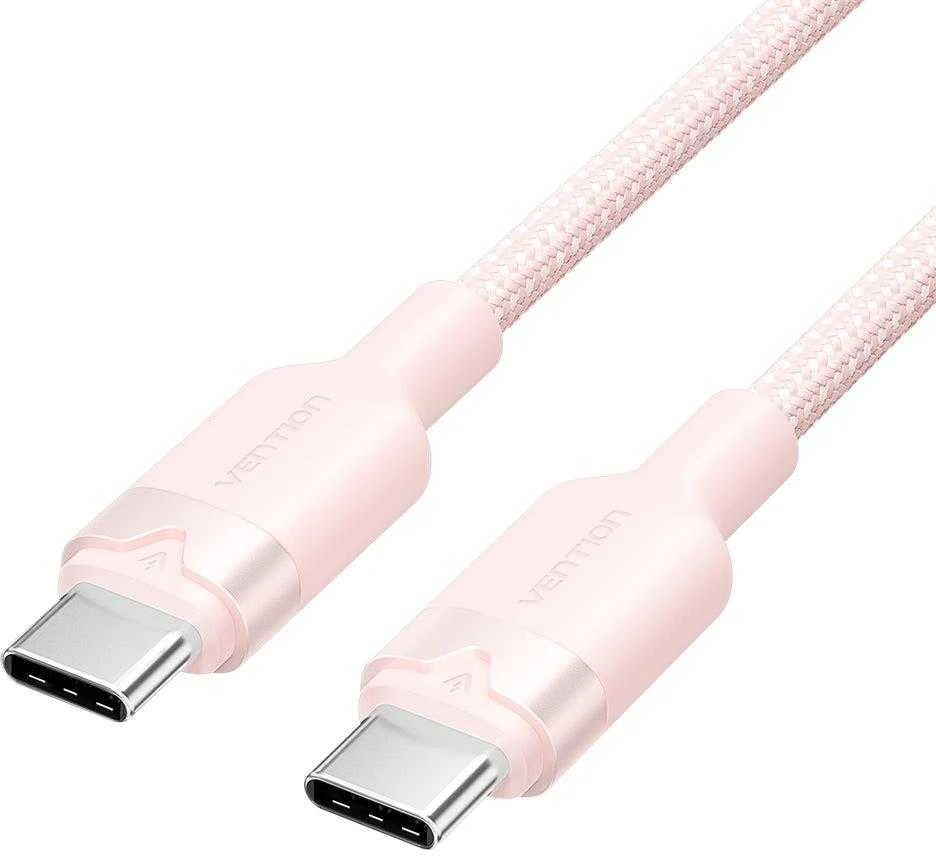 Kabelis USB Vention USB-C - USB-C 2 m Rožinė (S9915443)