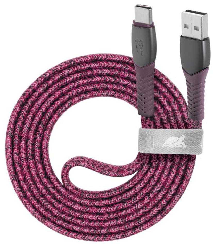 Kabelis USB RivaCase USB-A - USB-C 1.2 m Raudona (PS 6102 RD12)