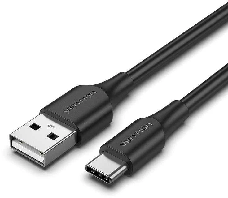 Kabelis USB Vention USB-A - USB-C 1.5 m Juodas (CTHBG)