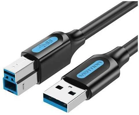Vention USB 2.0 A–B laidas COQBD 2 m (juodas)