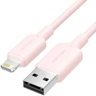 Kabelis USB Vention LAMPF USB2.0 to Lightning 1 m Rožinė