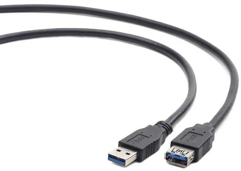 GEMBIRD CCP-USB3-AMAF-6 Aukštos klasės USB 3.0 prailginimo kabelis, USB A tipo kištukas - USB A tipo kištukas, 1,8 metro, mėlynas
