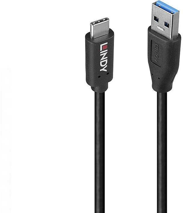 USB kabelis - Lindy 1.5m USB 3.2 A tipo į C tipo 10Gbps 15W TPE