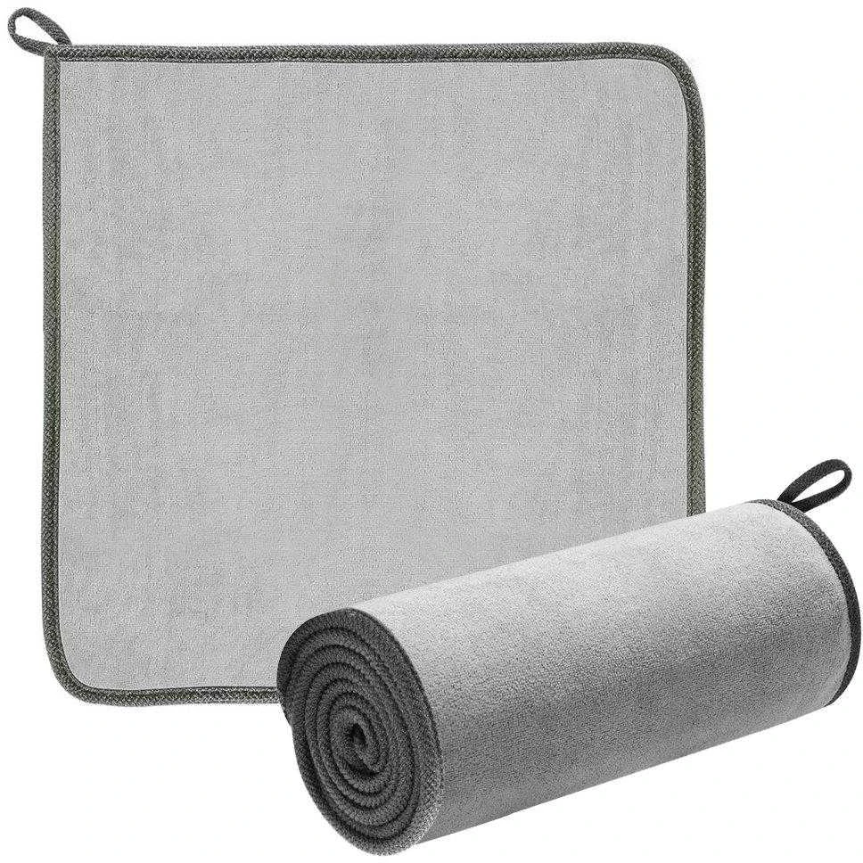 Baseus Easy life automobilių plovimo rankšluostis 40x40 cm 2 vnt, pilkos spalvos