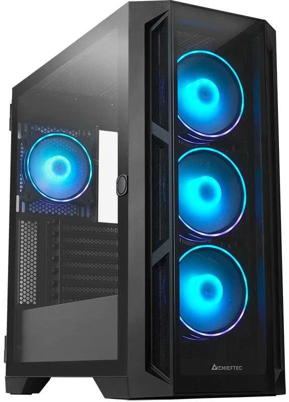 CHIEFTEC APEX A-RGB žaidimų važiuoklė E-ATX Juodas