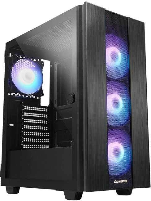 CHIEFTEC Hunter 2 gaming chassis ATX Juodas