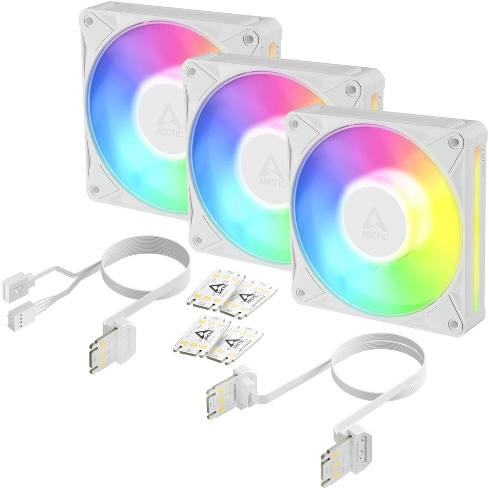 Arctic Cooling Arctic BioniX P12 A-RGB Case Fan Baltas 3-Pack