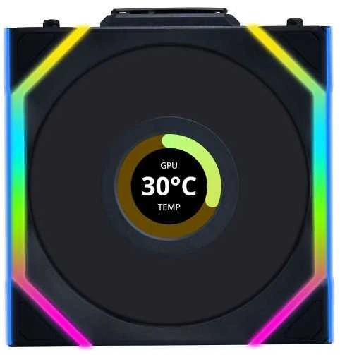 Lian Li UNI FAN SL belaidis ARGB PWM ventiliatorius - 120 mm, juoda