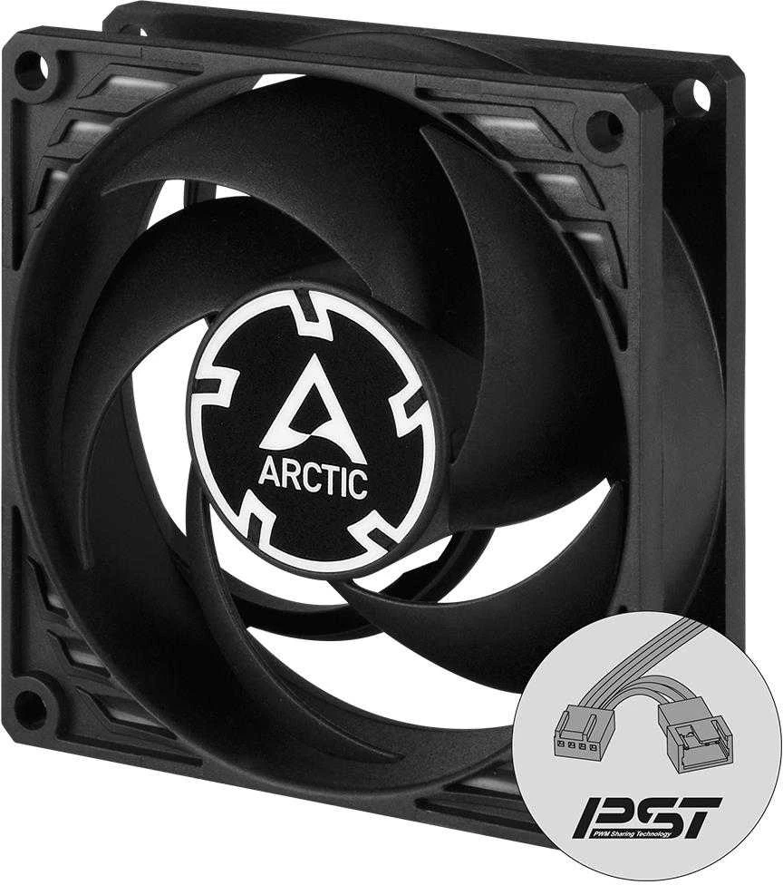Arctic Cooling ARCTIC P8 PWM PST Kompiuterio korpusui Ventiliatorius 8 cm Juoda