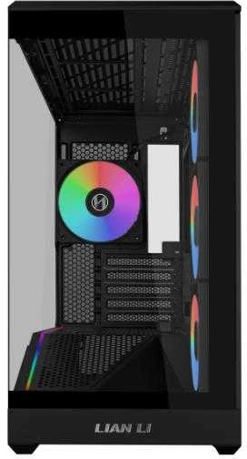 Lian Li VECTOR V100 MINI kompiuterio korpusas, Micro-ATX, grūdintas stiklas – Juodas