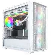 „Montech X5M“ kompiuterio korpusas, vidutinio dydžio bokštas, „Micro-ATX“, ARGB, grūdintas stiklas – Baltas