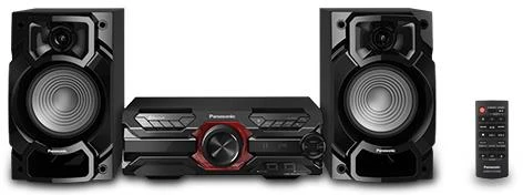 Muzikinis centras Panasonic Stereo System SC-AKX320E-K Bluetooth, CD grotuvas, Belaidė jungtis, AUX in, FM radio