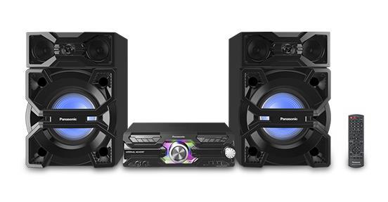 Muzikinis centras Panasonic Mega System SC-MAX3500EK Bluetooth, Belaidė jungtis, AUX in, FM radio,