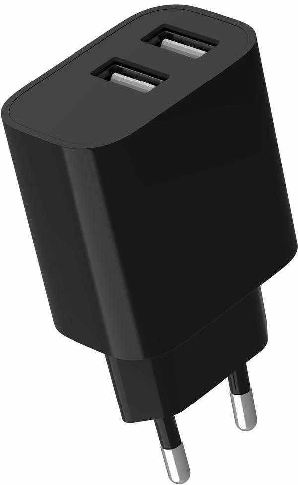Gembird 2xUSB-A 5V 2.4 A juoda