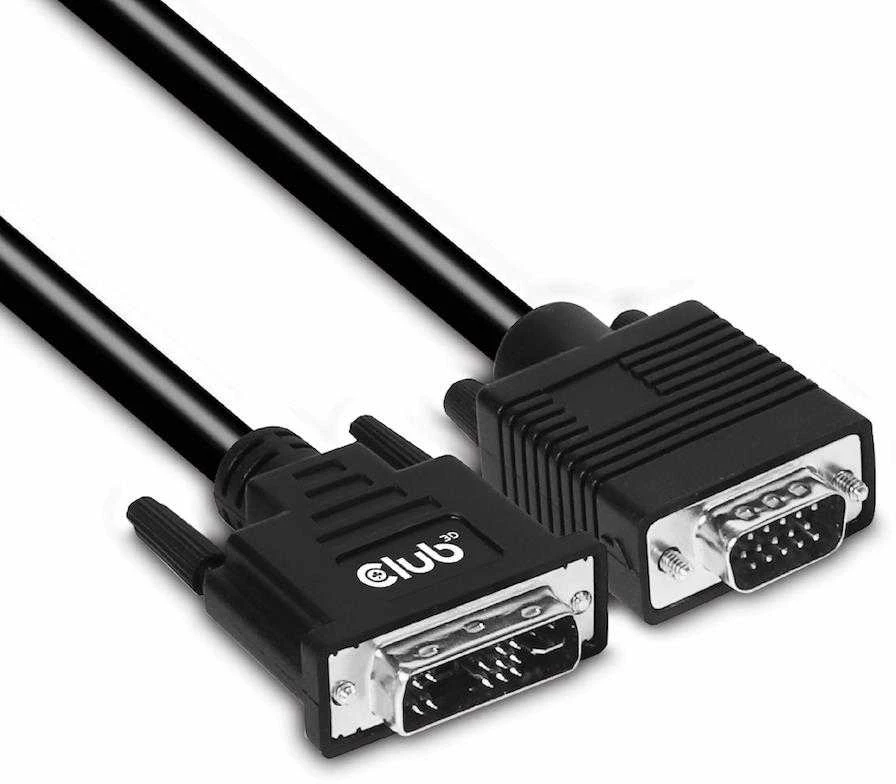 Club 3D DVI-A - D-Sub (VGA) kabelis 3m juodas (CAC-1243)