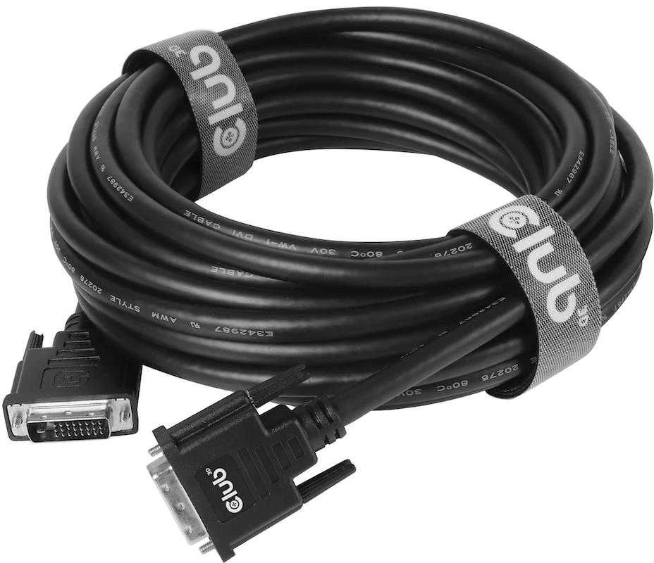 Kabelis Club 3D DVI-D - DVI-D 3m juoda (CAC-1223)