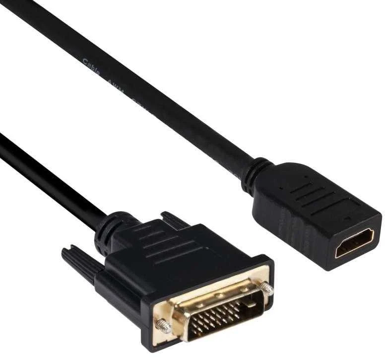 Club 3D CLUB3D DVI į HDMI 1.4 M/F 2 m/6,56 pėdų dvikryptis kabelis