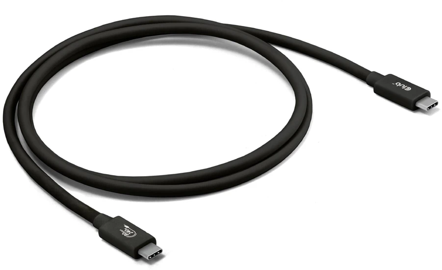 Kabelis USB Club 3D USB-C - USB-C 1 m Juodas (CAC-1570)