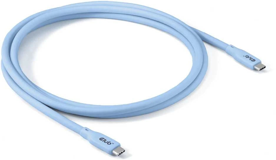 Club 3D Club3D Lifestyle USB-C Kabelis PD 240W,20Gbps 2m blau St/St mažmeninė prekyba