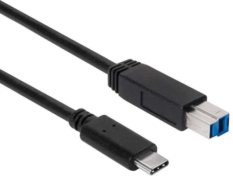 USB kabelis Club 3D USB-C - USB-B 1 m Juodas (CAC- 1524)