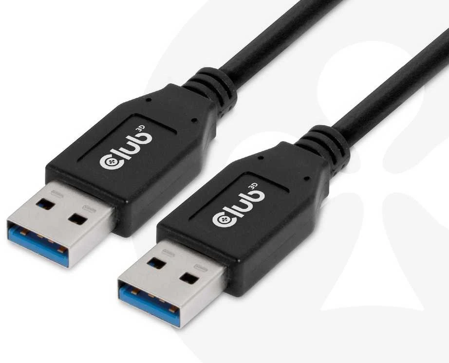 Kabelis USB Club 3D USB-A - USB-A 0.5 m Juodas (CAC-1409)
