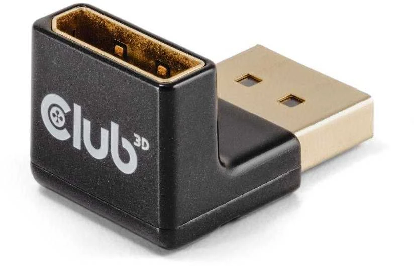 Adapteris AV Club 3D Club3D Adapteris DP > DP 1.4 90° kampu 4K@120Hz St/Bu mažmeninė prekyba
