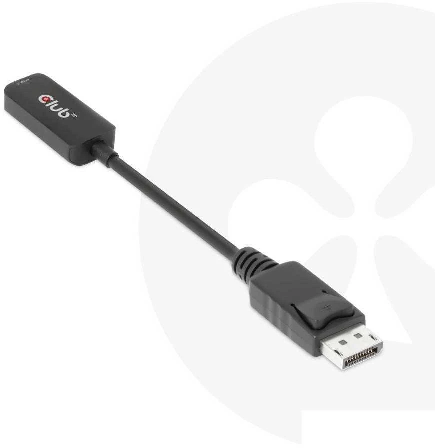 Club 3D CLUB3D CAC-1088 kabelio adapteris 0.21m DisplayPort HDMI juodas