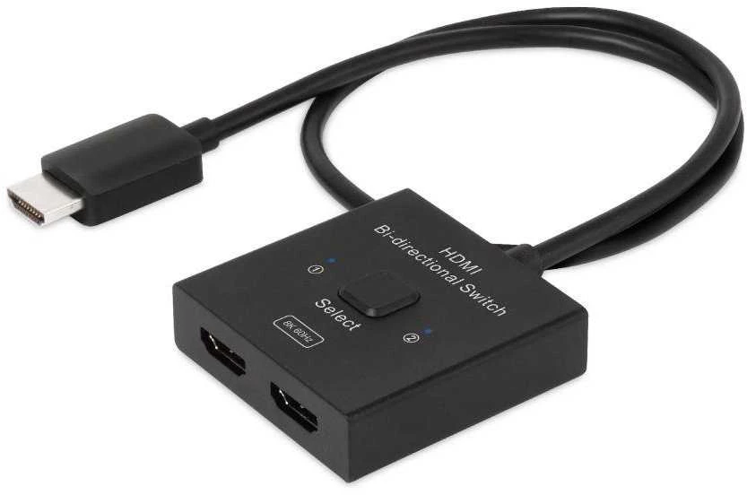„Club 3D Club3D“ HDMI jungiklis „du viename“ dvikryptis 8K60Hz/4K120Hz UHD mažmeninė prekyba