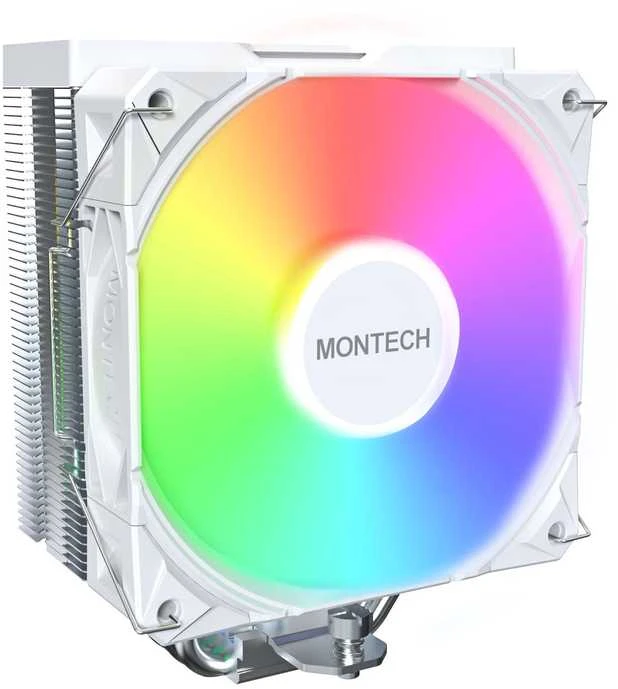 Montech NX400 Baltas procesoriaus aušintuvas, ARGB – 120mm, baltos spalvos