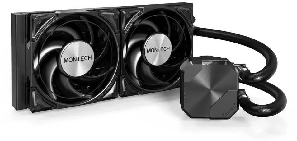 Chłodzenie wodne Montech HyperFlow Silent 240 Juodas