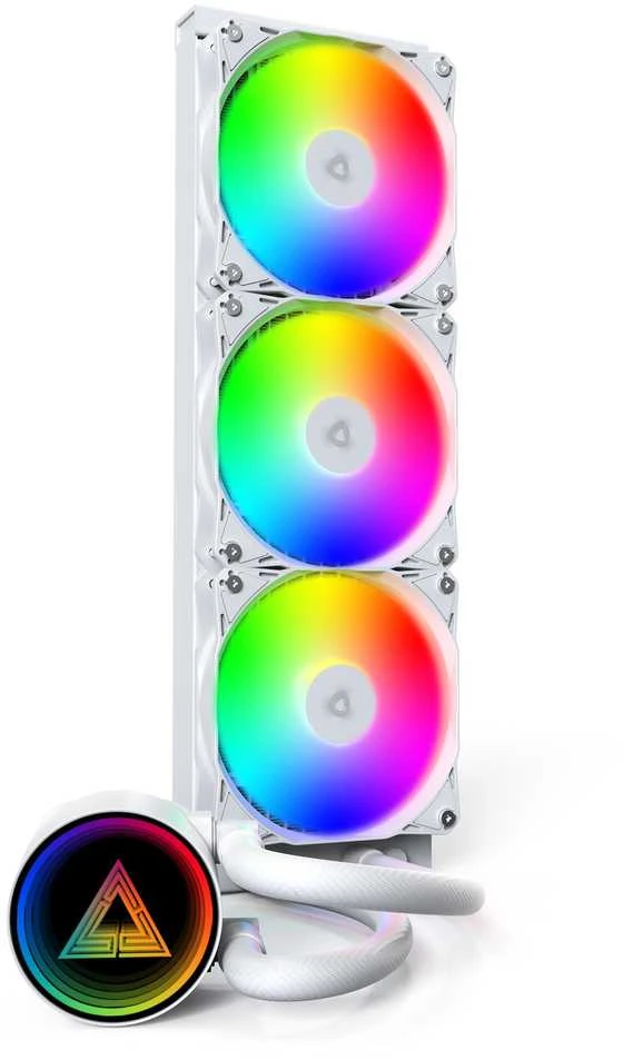 Montech LightFlow 360mm radiatorius su RGB ventiliatoriais