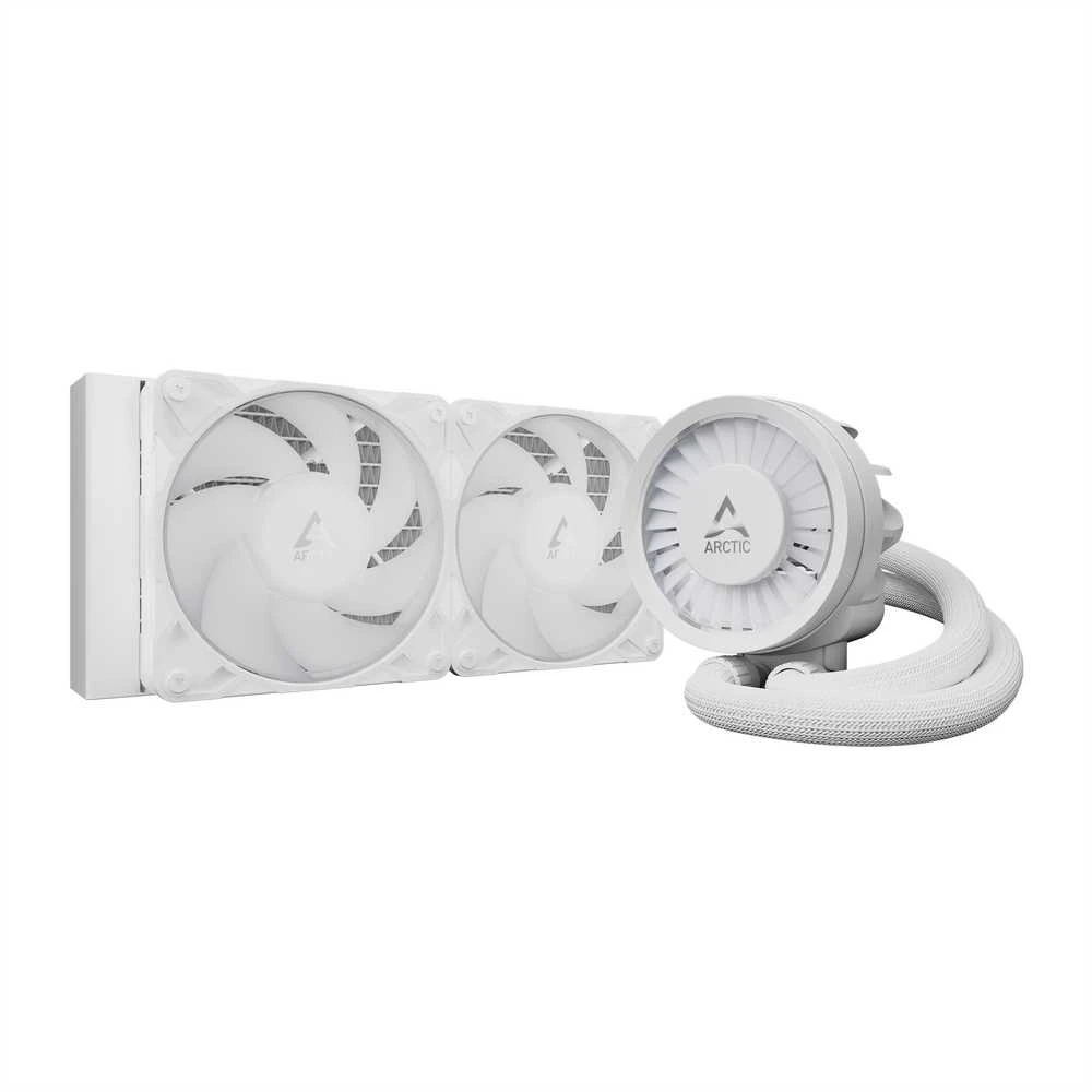 Arctic Liquid Freezer III 240mm aušintuvas su baltais ventiliatoriais