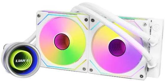 Lian Li GALAHAD II 240 Trinity SL-INF, AiO Vanduo Cooler – baltos spalvos