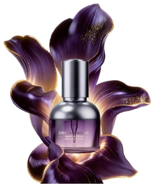 Dreame Boca Edelweiss Extract Hair Care Essence Atkuriamoji plaukų esencija su alpinėmis liūtpėdėmis, 30 ml aprašymas - Prekės nuotrauka