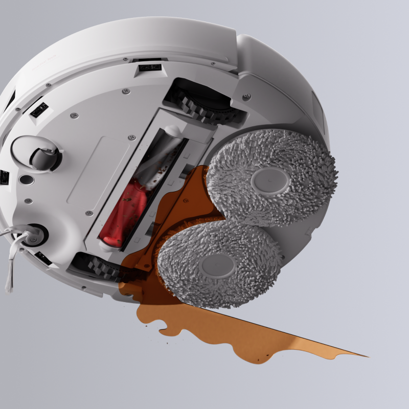 Dulkių siurblys - robotas Roborock Qrevo C Pro, juodos spalvos aprašymas - Prekės nuotrauka