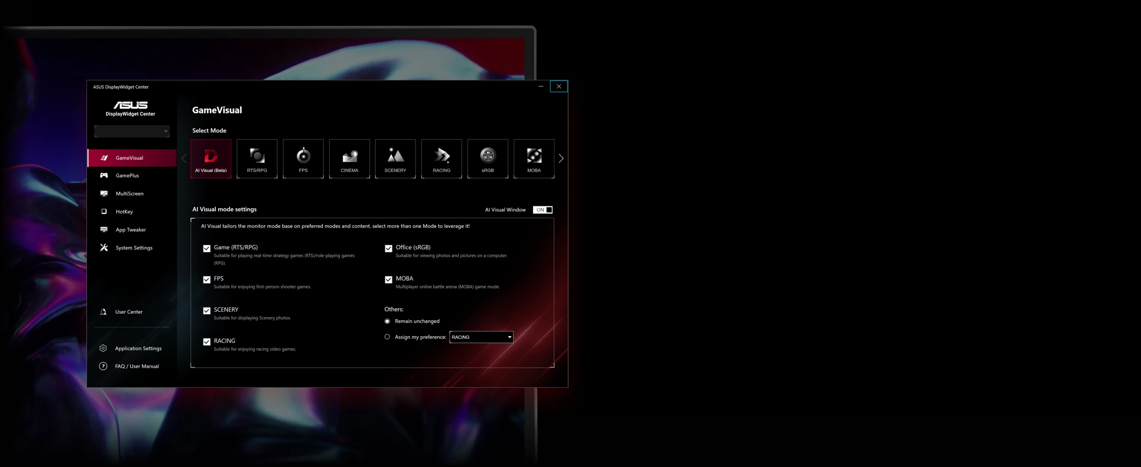 Monitorius ASUS ROG Strix XG27ACMEG aprašymas - Prekės nuotrauka