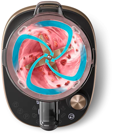 Philips Flip&Juice™ Didelio greičio maišytuvas su sulčiaspaudės moduliu HR3770/10, Juodas aprašymas - Prekės nuotrauka