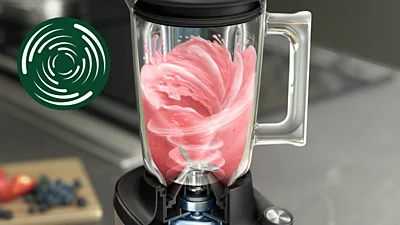 Philips Flip&Juice™ Didelio greičio maišytuvas su sulčiaspaudės moduliu HR3770/10, Juodas aprašymas - Prekės nuotrauka