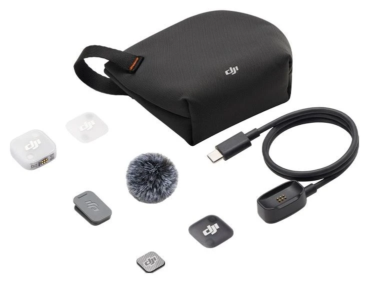 Belaidis mikrofonas DJI Mic Mini 2, Baltas