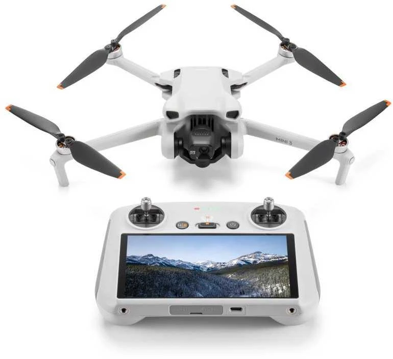 Dronas DJI Mini 3 Consumer su DJI RC, Baltos spalvos