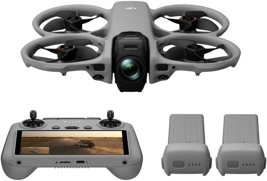 DJI Avata 360 Fly More Combo dronas (su DJI RC 2 valdikliu)